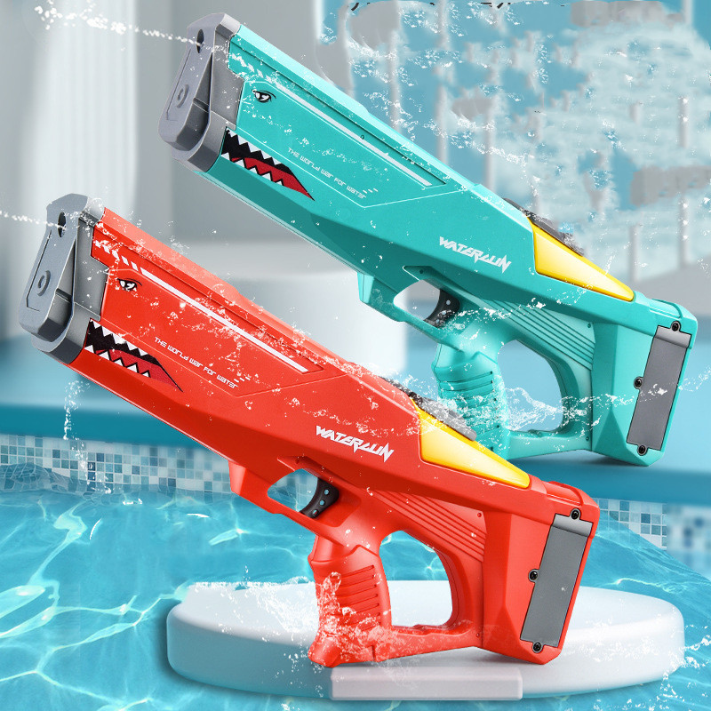 Automatic Electric Water Gun Toys Shark High Pressure Outdoor Summer Beach Toy Kids Water Fight Pool Party Water Toy - Image 6